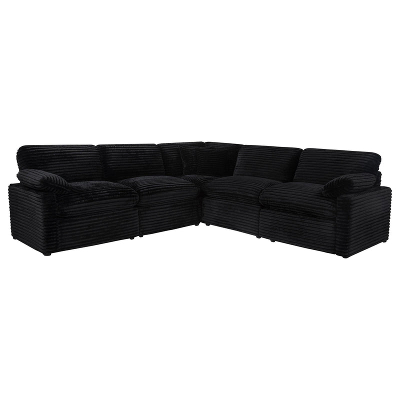 Collins 5-piece Modular Power Reclining Sectional Black - 610360P