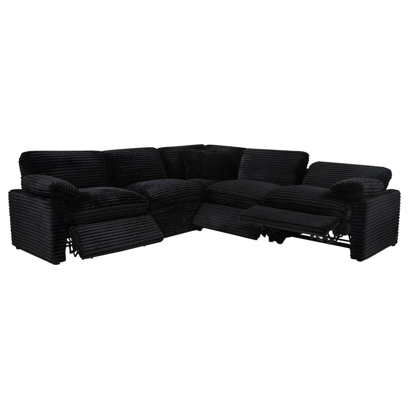 Collins 5-piece Modular Power Reclining Sectional Black - 610360P