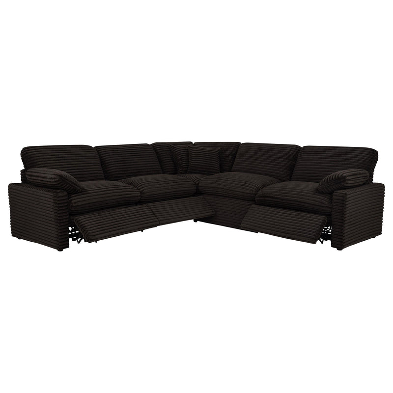 Collins 5-piece Modular Power Reclining Sectional Chocolate Brown - 610350P