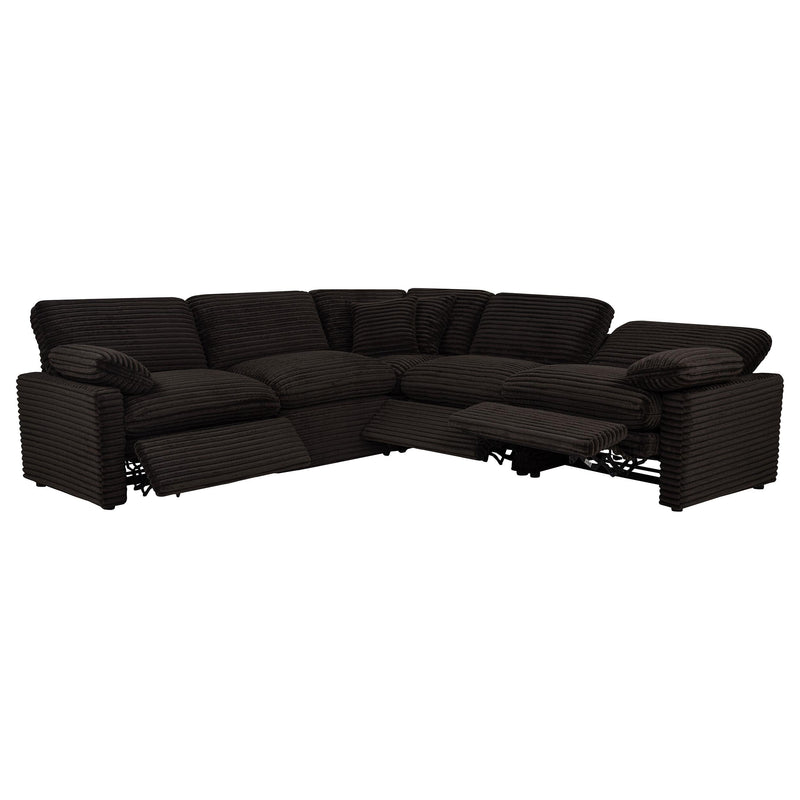 Collins 5-piece Modular Power Reclining Sectional Chocolate Brown - 610350P