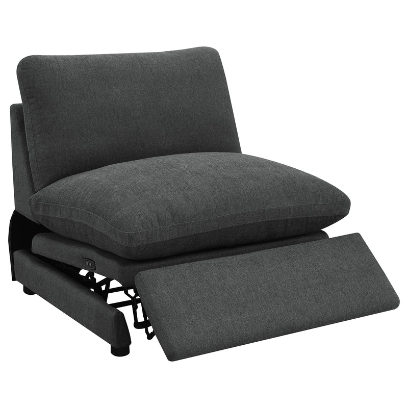 Collins 5-piece Modular Power Reclining Sectional Dark Grey - 609530P