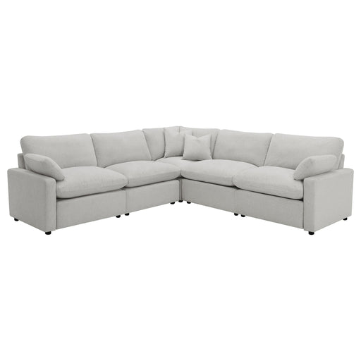 Collins 5-piece Modular Power Reclining Sectional Grey - 609560P