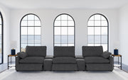 Collins 5-Piece Power Reclining Home Theater Seating Dark Grey - 609531PT