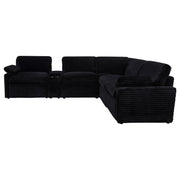 Collins 6-piece Modular Power Reclining Sectional Black - 610360P-SET