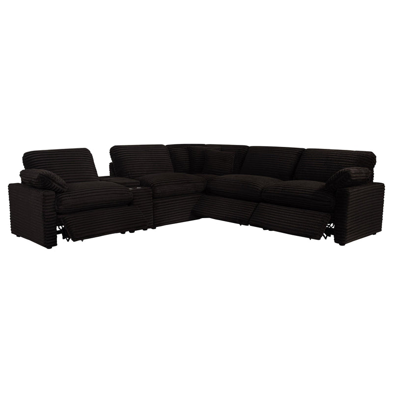 Collins 6-piece Modular Power Reclining Sectional Chocolate Brown - 610350P-SET