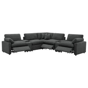 Collins 7-piece Modular Power Reclining Sectional Dark Grey - 609530P-SETA