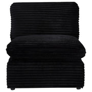 Collins Modular Armless Chair Black - 610360AC