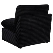 Collins Modular Armless Chair Black - 610360AC
