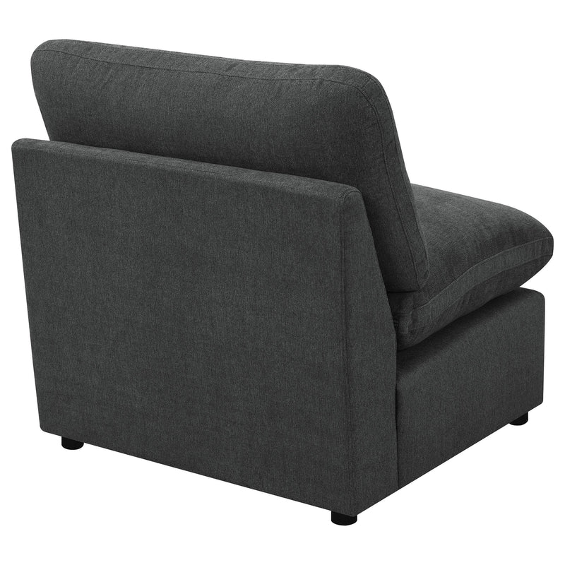 Collins Modular Armless Chair Dark Grey - 609530AC