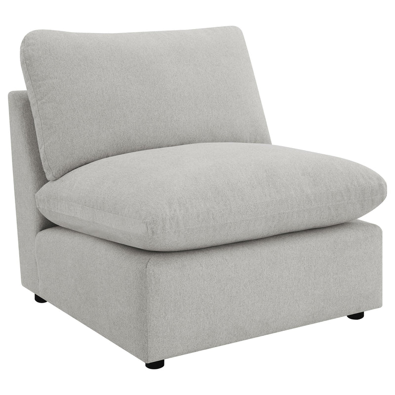 Collins Modular Armless Chair Grey - 609560AC