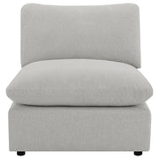 Collins Modular Armless Chair Grey - 609560AC