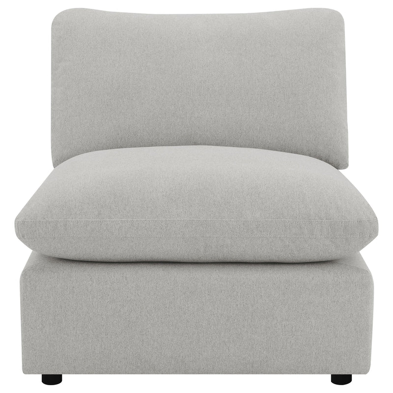 Collins Modular Armless Chair Grey - 609560AC