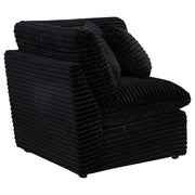 Collins Modular Corner Chair Black - 610360CRN