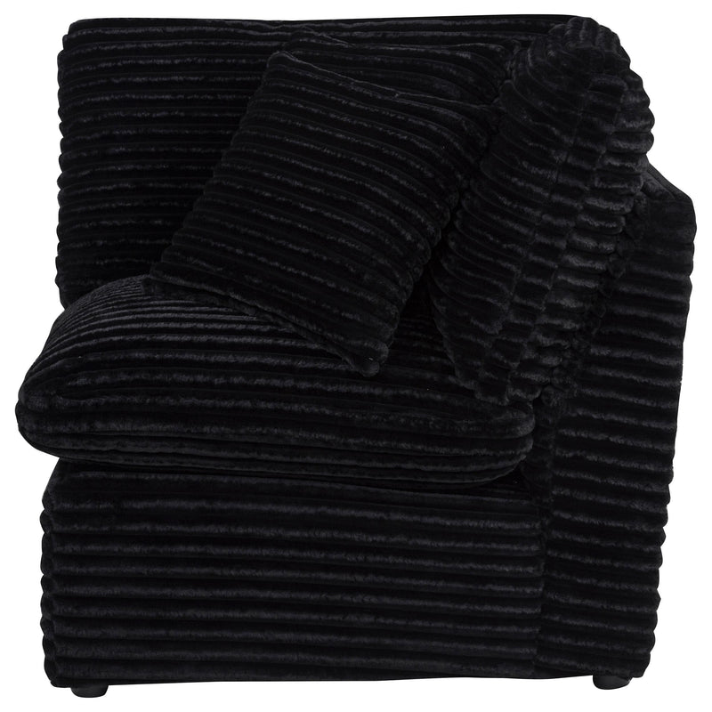 Collins Modular Corner Chair Black - 610360CRN