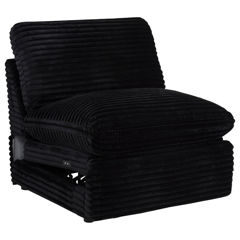 Collins Modular Power Armless Recliner Black - 610360ARP