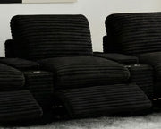 Collins Modular Power Armless Recliner Black - 610360ARP