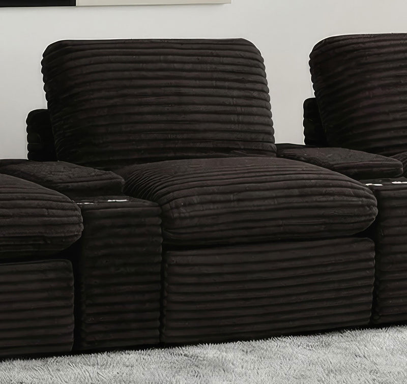 Collins Modular Power Armless Recliner Chocolate Brown - 610350ARP