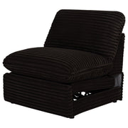 Collins Modular Power Armless Recliner Chocolate Brown - 610350ARP