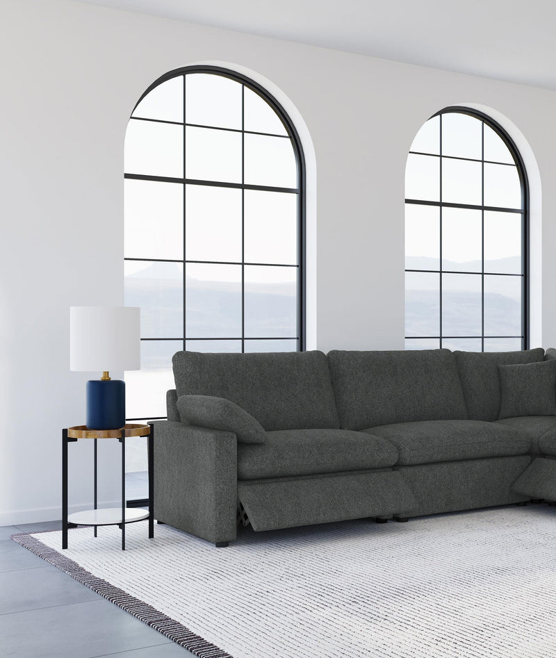Collins Modular Power Armless Recliner Dark Grey - 609530ARP
