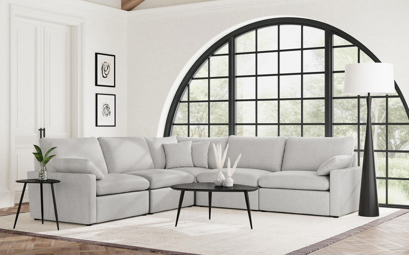 Collins Modular Power Armless Recliner Grey - 609560ARP