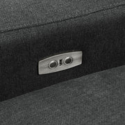 Collins Modular Power Loveseat Dark Grey - 609532P