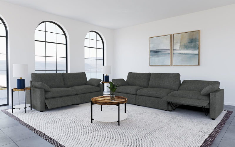 Collins Modular Power Sofa Dark Grey - 609531P