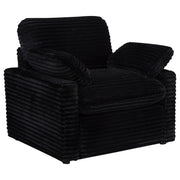 Collins Upholstered Power Recliner Chair Black - 610363P