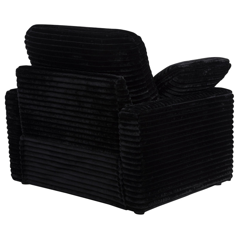 Collins Upholstered Power Recliner Chair Black - 610363P