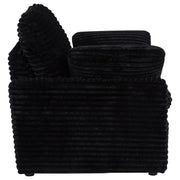 Collins Upholstered Power Recliner Chair Black - 610363P