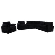 Collins Upholstered Power Recliner Chair Black - 610363P