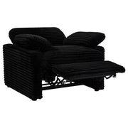 Collins Upholstered Power Recliner Chair Black - 610363P