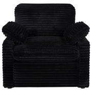 Collins Upholstered Power Recliner Chair Black - 610363P
