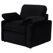 Collins Upholstered Power Recliner Chair Black - 610363P