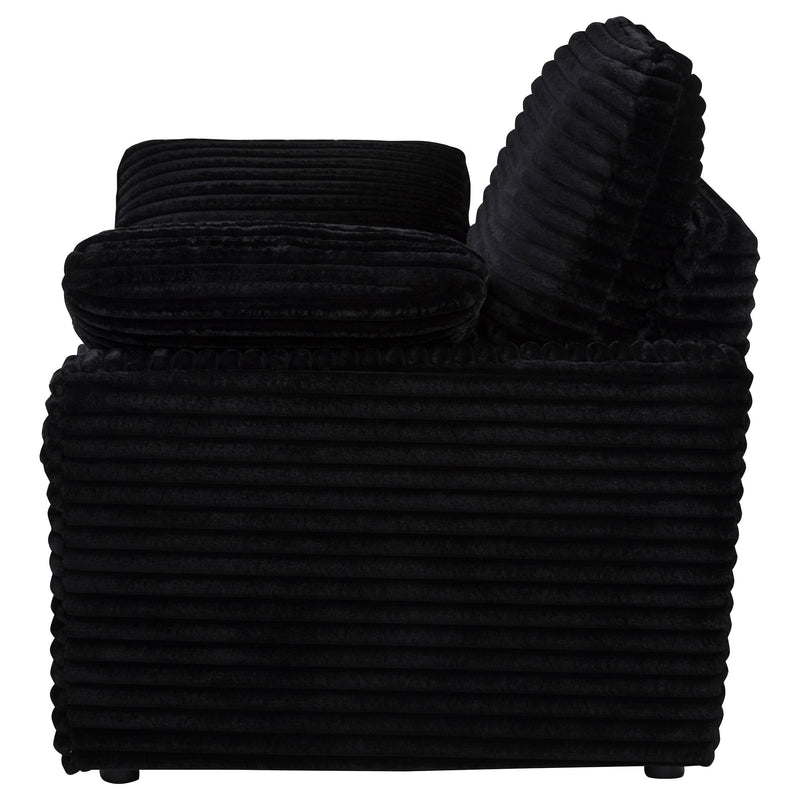 Collins Upholstered Power Recliner Chair Black - 610363P