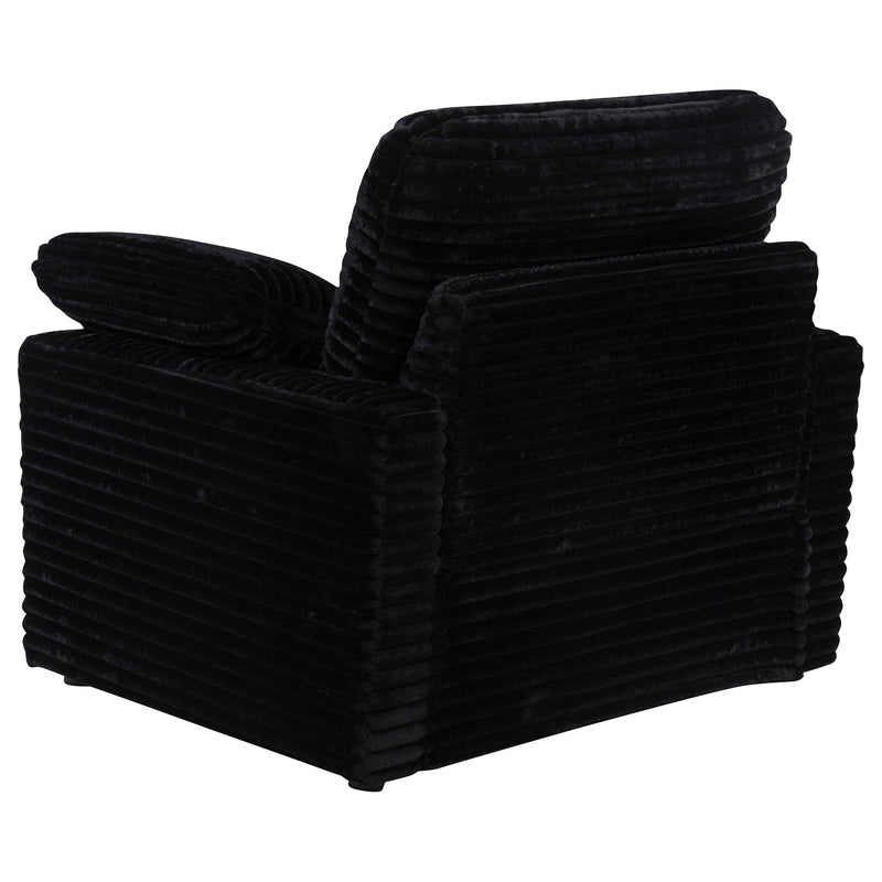 Collins Upholstered Power Recliner Chair Black - 610363P