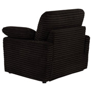 Collins Upholstered Power Recliner Chair Chocolate Brown - 610353P