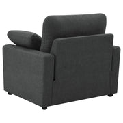 Collins Upholstered Power Recliner Chair Dark Grey - 609533P