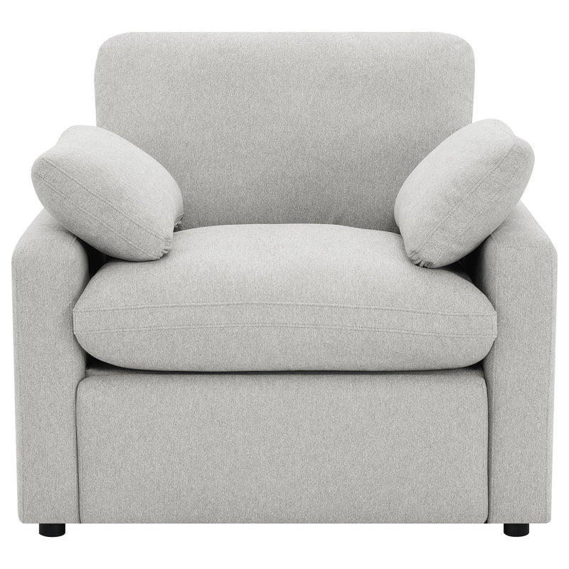 Collins Upholstered Power Recliner Chair Grey - 609563P
