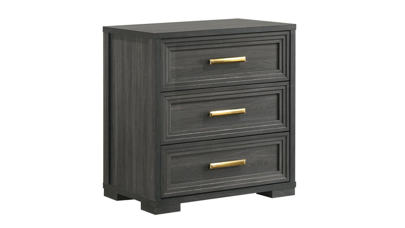 Colorado Nightstand Charcoal - Colorado Nightstand Charcoal