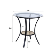 Colson 3 Pcs Table & Chairs Set - AC01169