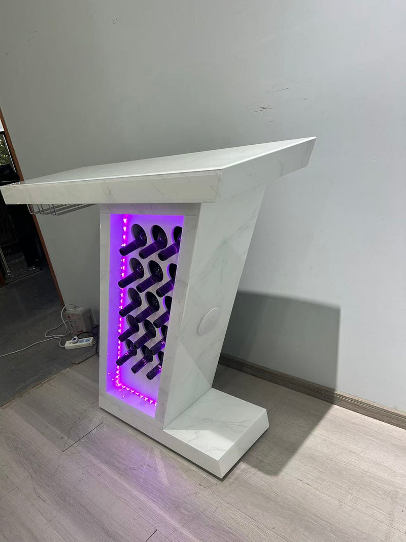 CONBAR101 48X16X44 INCH CONSOLE /BAR  WITH BLUETOOTH SPEAKERS AND LED COLOR CHANGING - 210000007882