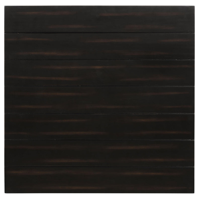 Concord 1-drawer Square End Table Distressed Java - 710577
