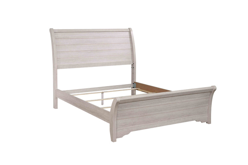 Coralee Chalk/Gray Queen Sleigh Bed - DMV FurnitureQueen Bed