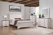 Coralee Chalk/Gray Queen Sleigh Bed - DMV FurnitureQueen Bed