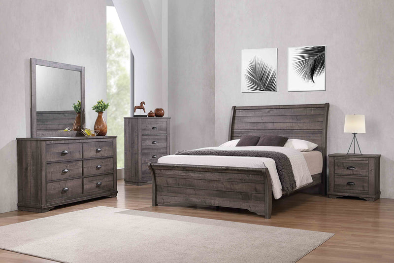 Coralee Gray Sleigh Bedroom Set - DMV FurnitureBedroom Set