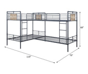 Cordelia Quadruple Twin Bunk Bed - BD00370