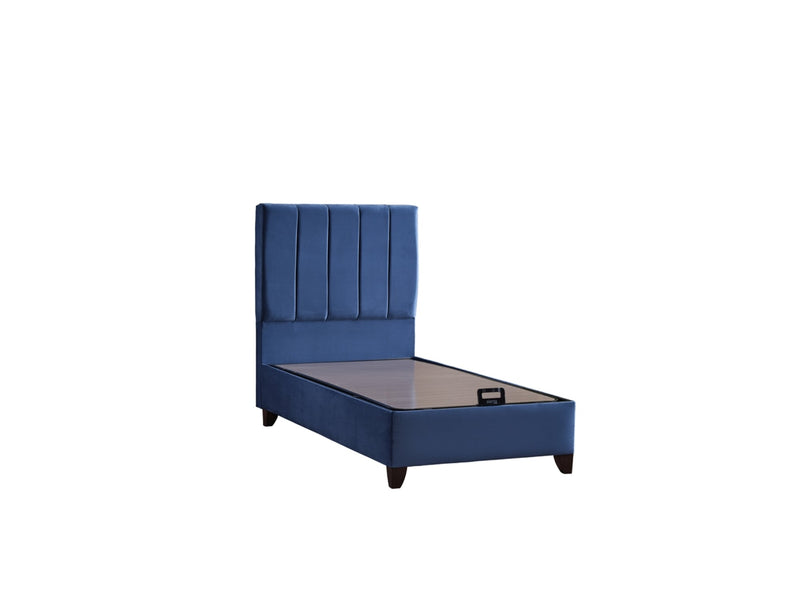 Cordoba Storage Bed With Headboard - Full in Dusty Rose - 110-COR-L44-140-SBWHB