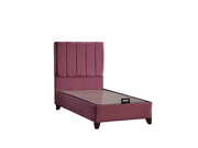 Cordoba Storage Bed With Headboard - Full in Dusty Rose - 110-COR-L44-140-SBWHB