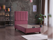Cordoba Storage Bed With Headboard - Full in Dusty Rose - 110-COR-L44-140-SBWHB