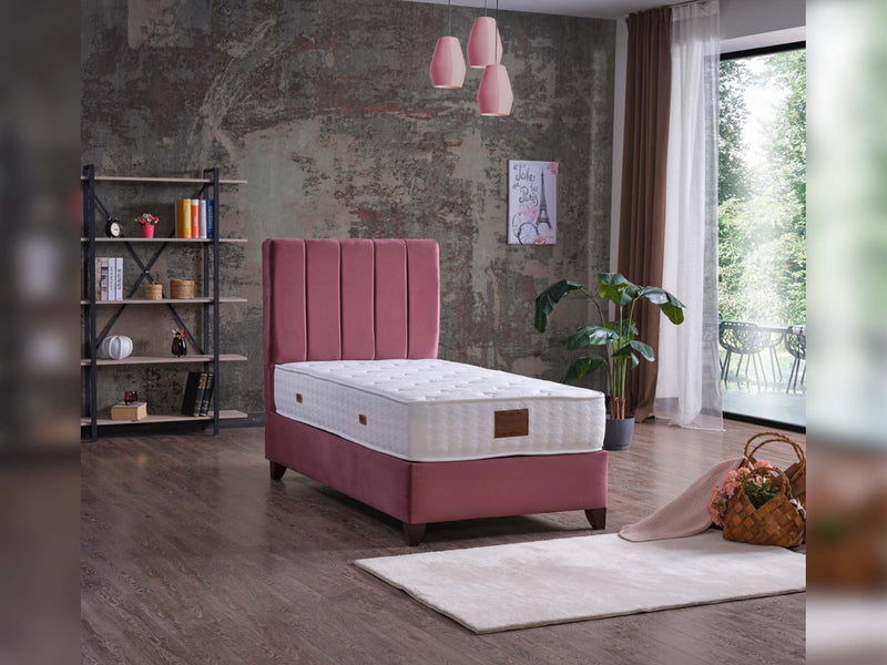 Cordoba Storage Bed With Headboard - Full in Light Blue - 110-COR-L47-140-SBWHB